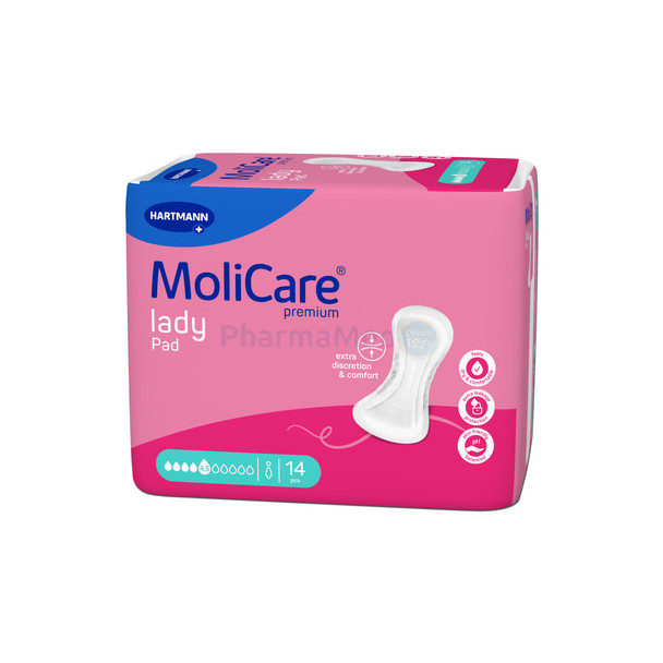 MOLICARE PREMIUM Lady Couche anatomique - 4,5g - 14pc
