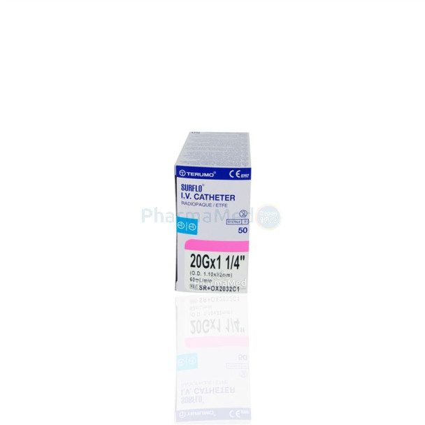 Aiguilles I.V. Catheter TERUMO - 20G1¼ - 50pc