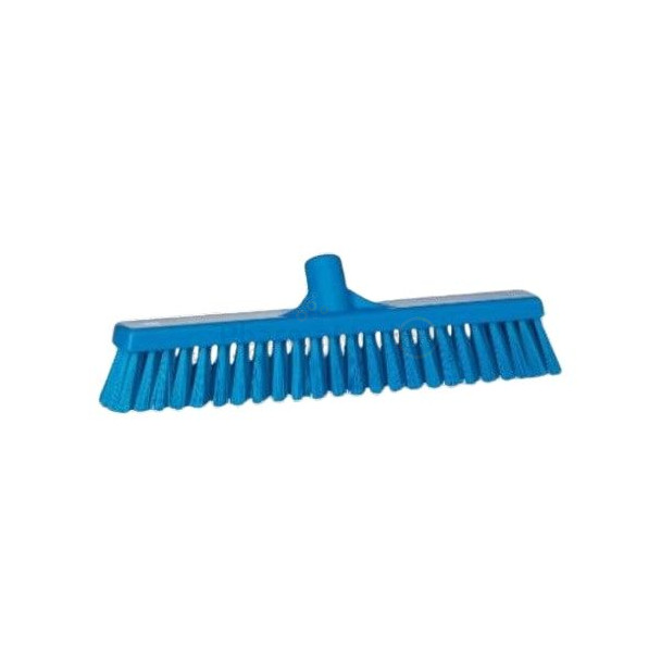 Balai de sol VIKAN doux/dur 40cm bleu - 1pc