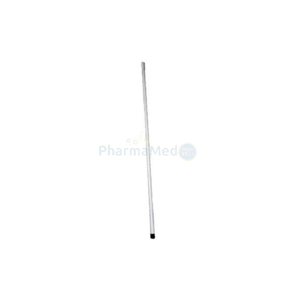 Manche en époxy blanc avec pas de vis 140 cm Ø 23,5 mm - 1pc