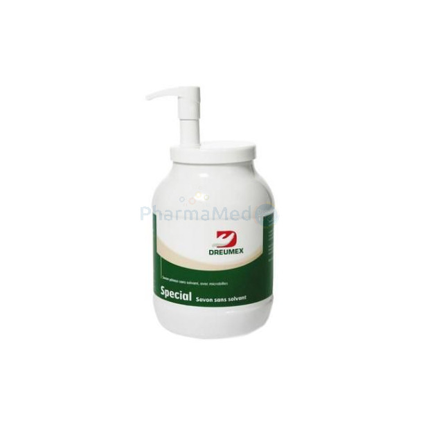 Savon pâteux Dreumex à microbilles + pompe - 2.8kg