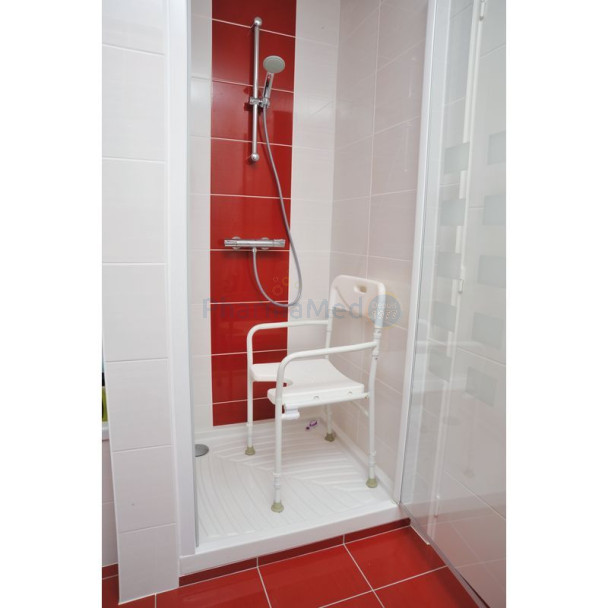 Chaise de douche pliante