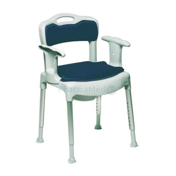 Chaise percée ETAC SWIFT régl. + accoudoirs