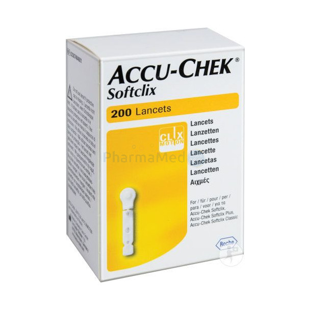 ACCU CHEK SOFTCLIX lancettes - 200pc
