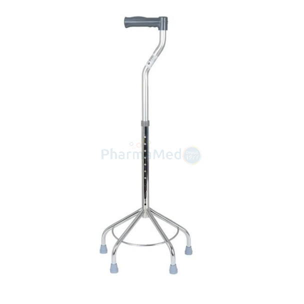 Canne quadripode base large 74-100cm - 1pc