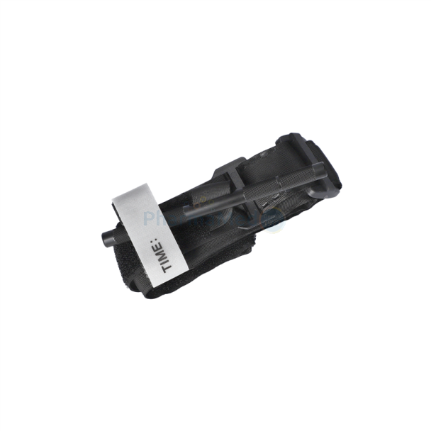 Garrot militaire tourniquet noir 96x4cm - 1pc