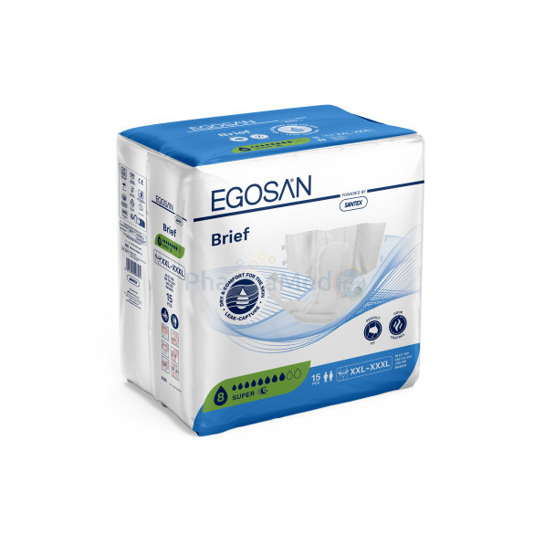 Change complet EGOSAN Slip Super 8G - XXXL - 15pc