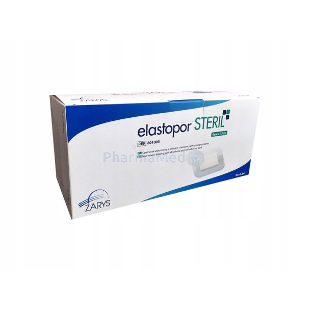 ELASTOPOR Stérile pansement post-op ZARYS - 6x15cm - 50pc