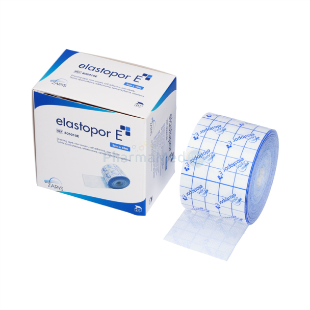 ELASTOPOR E Sparadrap hypoallergénique ZARYS 5cmx10m - 1rl