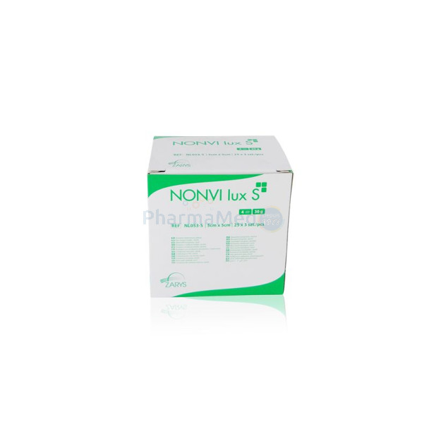 Compresses non-tissées stériles ZARYS - 5x5cm - 25x3pc