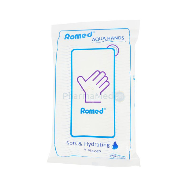 Gant de toilette Jetable Humide ROMED - 8pc