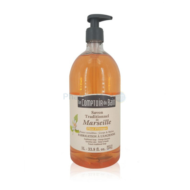 LCB Savon de Marseille liquide Fleur Oranger - 1L