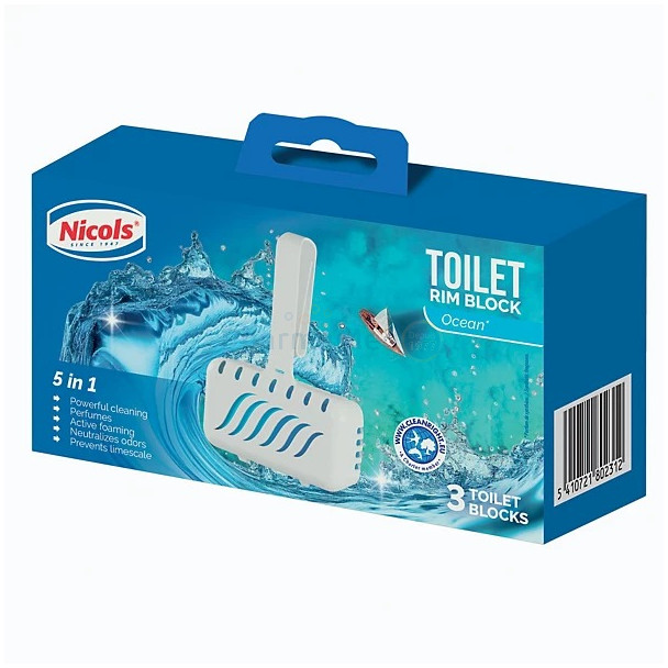 AIRPLUS WC bloc désodorisant océan - 3x40g