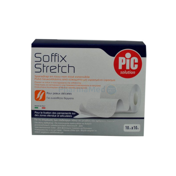 SOFFIX ROL - 10cmx10m adhésif hypoallergénique - 1 rouleau