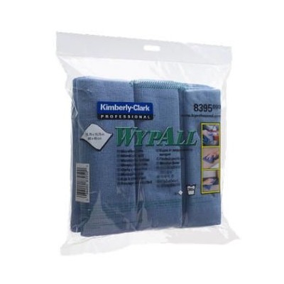 WYPALL Vaatdoek microvezel blauw 40x40cm (1st)