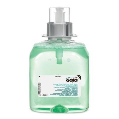 GOJO FMX Luxur savon mousse éco - mains/corps/cheveux - 3x1250ml