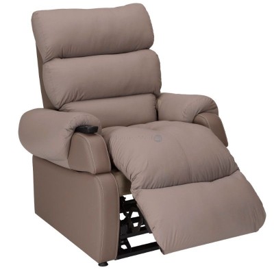 Fauteuil releveur COCOON1, 2 moteurs, L:50cm et P45/55cm, taupe