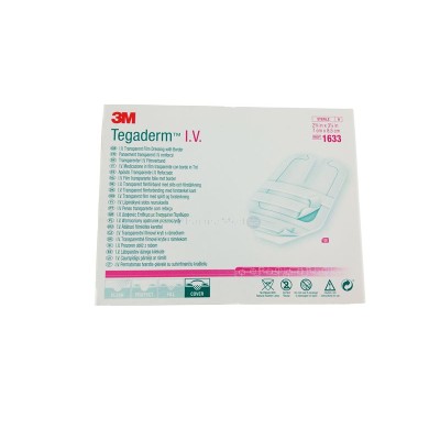 TEGADERM IV 1633 7cmx8,5cm pnas film pour cath - 100pc