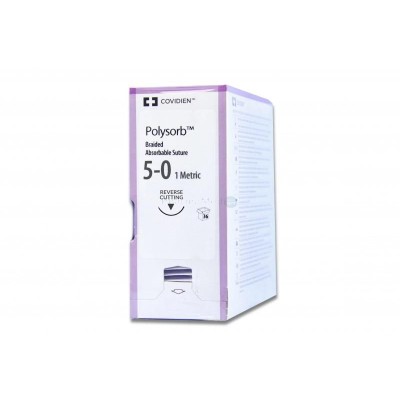 POLYSORB 5/0 Und PS-3 3/8 16mm 45cm - 36draden