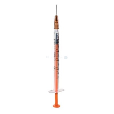 DICOTUBER Seringue Tuberculine 1ml 0,45x13mm - 100pc