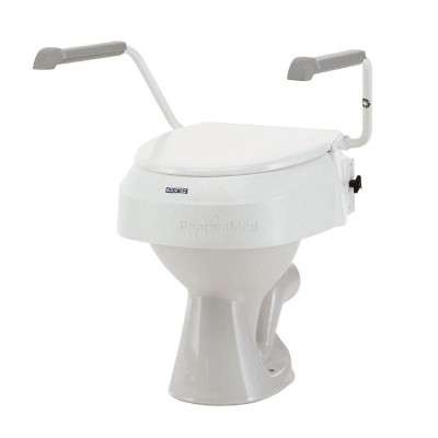Invacare Aquatec 900 Réhausse WC réglable accoudoirs escamotables - 1 pc