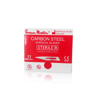 Lames bistouri Stérile S&M - N°11 - 100pc