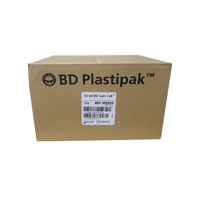 Seringues BD PLASTIPAK Luer Lock - 10ml - 100pc