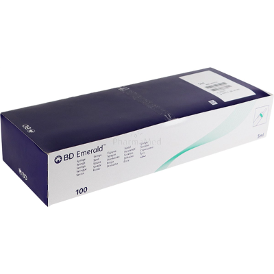 Seringues BD - EMERALD 5ml - 100pc