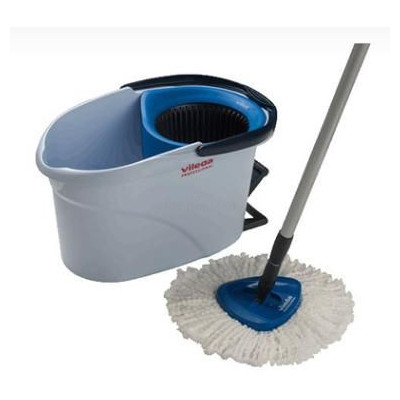 Seau+Mop franges microfibres + support  (1pc)
