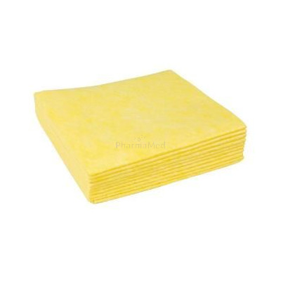 Lavette viscose 38x40cm 145gr jaune - 1pc -