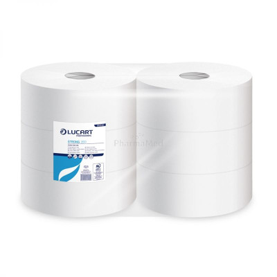 Papier toilettejumbo 2 plis 100% cellulose 1458 coupons 350m