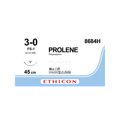 PROLENE Bleu 45CM M2 USP3/0 SGLE ARM FS-1