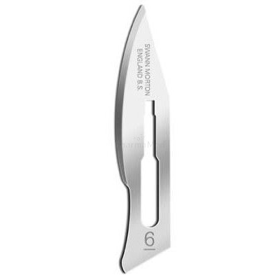 Lames bistouri Stérile S&M - N°6 - 100pc
