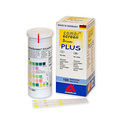 Combiscreen 5 + L Plus bandelettes urine/100p