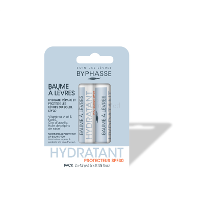 BYPHASSE Baume à lèvres - Protecteur SPF30 2x4.8gr