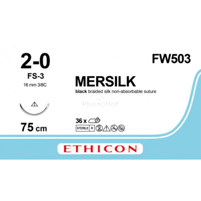MERSILK 2/0 FW503 FS-3 75cm - 36fils