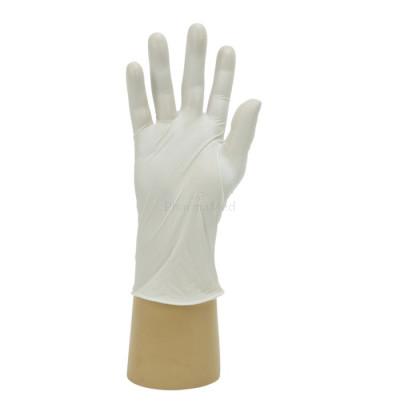 Gants vinyle stretch sans poudre L - 100pc