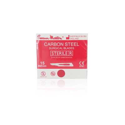 Lames bistouri Stérile S&M - N°15 - 100pc
