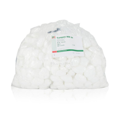 Tampons non tissés -  diamètre 5cm - 500pc