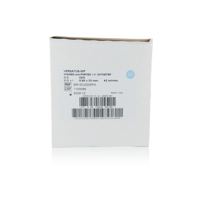 Cath. I.V TERUMO VERSATUS ail+port - 22G25 - 50pc