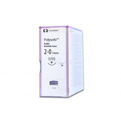 POLYSORB 2/0 C-14 24mm 75cm Incolore - 36fils
