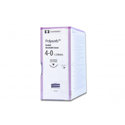 POLYSORB 4/0 P-13 18mm 45cm - 36fils