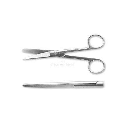 Ciseaux de chirurgie 14cm droit P/M - 1pc