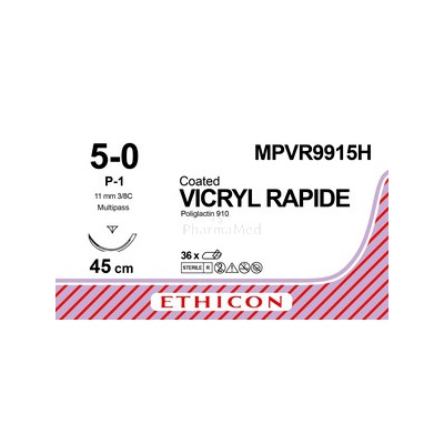 VICRYL RAPIDE 5/0 MPVR9915H 45cm P-1 prime /36fils