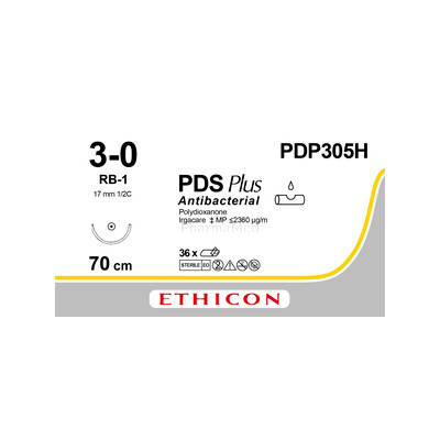 ETICON PDS+ 5/0 PDP305H M2 70cm - 36fils