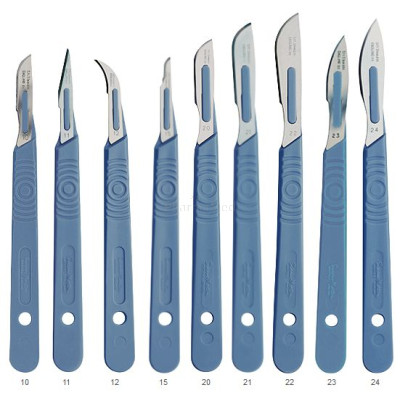 Bistouris complets Stérile S&M - N°12 - 10pc