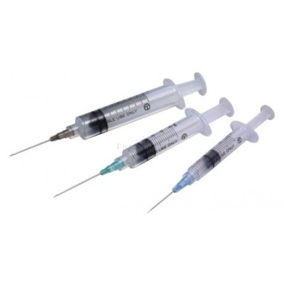 Seringues montées TERUMO - 2,5ml + 25G5/8 - 100pc