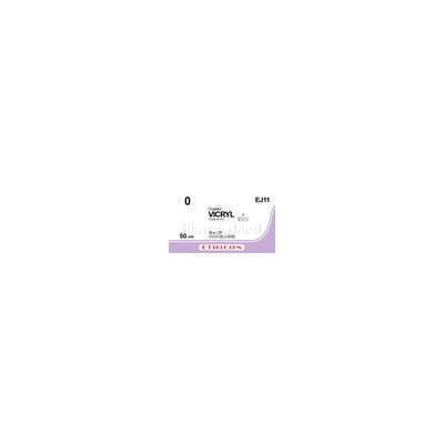 VICRYL USP0 EJ11 Braided 50cm Violet - 36draden