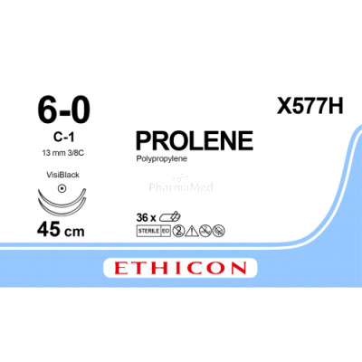 PROLENE 6/0 X577H C-1 45cm - 36fils