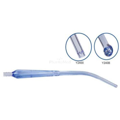 Medline Canule d'aspiration de Yankauer rigide - 50 pcs